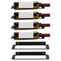 Unique Bargains Durable Iron Rustless Solid and Sturdy Wall-Mounted Wine Rack