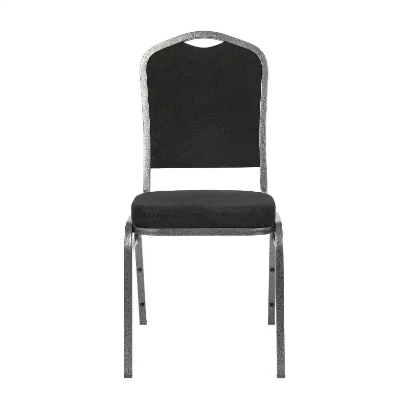 Sedia da banchetto impilabile Black Crown, imbottita, 4 posti