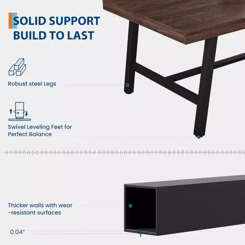 Tavolo da pranzo rettangolare Cuba Birch/Noce grigio/Legno di pero, 4-6 posti