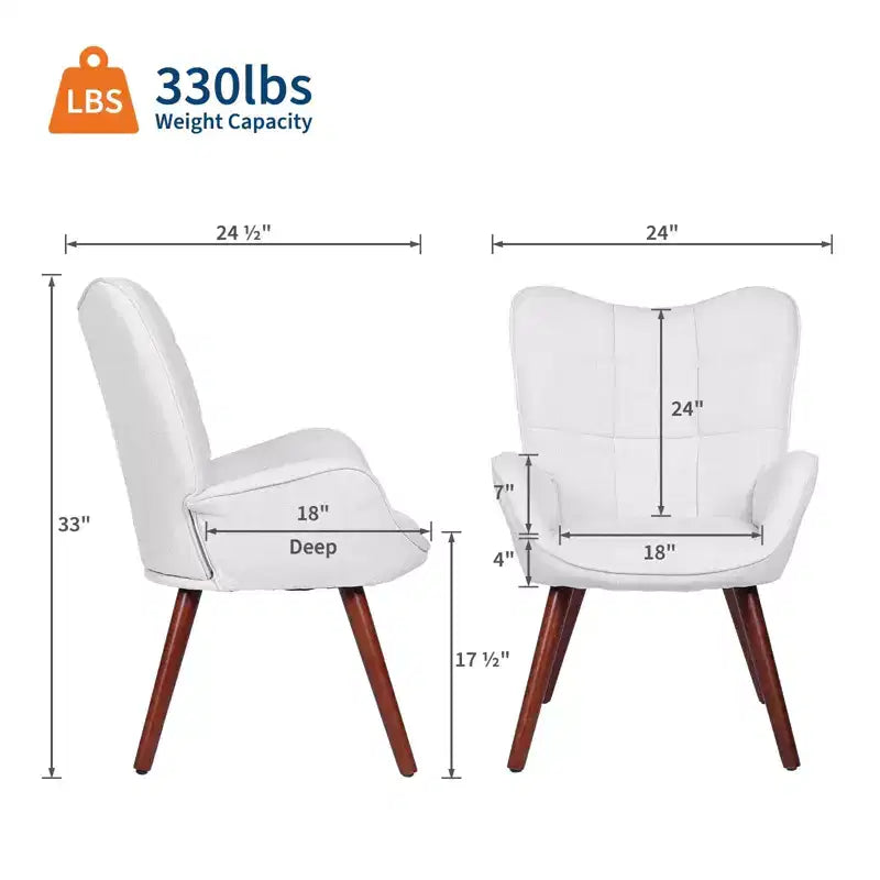 Sedia da pranzo imbottita Mid-Century | Nero / Grigio scuro / Grigio / Bianco | Similpelle | Gambe in metallo | Singola
