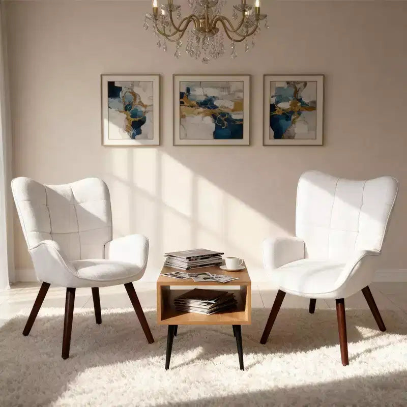 Sedia da pranzo imbottita Mid-Century | Nero / Grigio scuro / Grigio / Bianco | Similpelle | Gambe in metallo | Singola