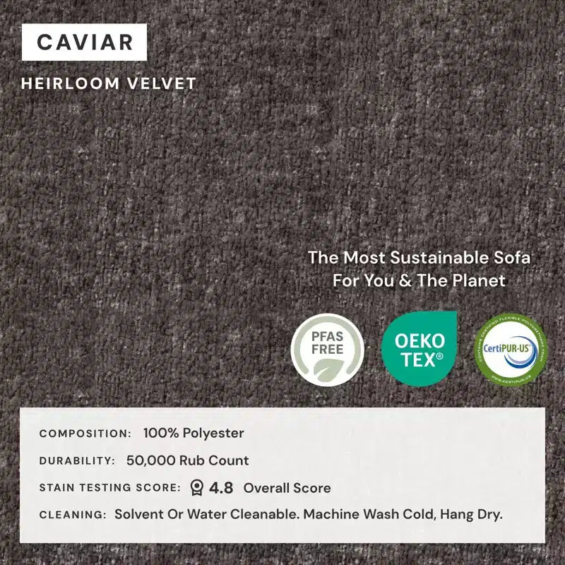Poltrona modulare sezione sinistra – Caviar / Chestnut / Coco / Eggshell / Mist / Willow | Modulare | 1 Posto