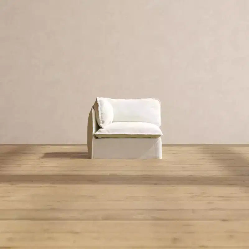 Poltrona modulare sezione sinistra – Caviar / Chestnut / Coco / Eggshell / Mist / Willow | Modulare | 1 Posto