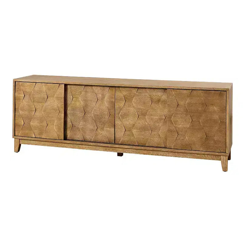 Mobile TV moderno da 72" – Marrone / Seadrift, Adatto per TV fino a 78"