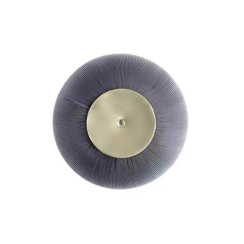 Tavolino rotondo in similpelle con piano effetto marmo – Crema / Grigio / Verde / Arancione