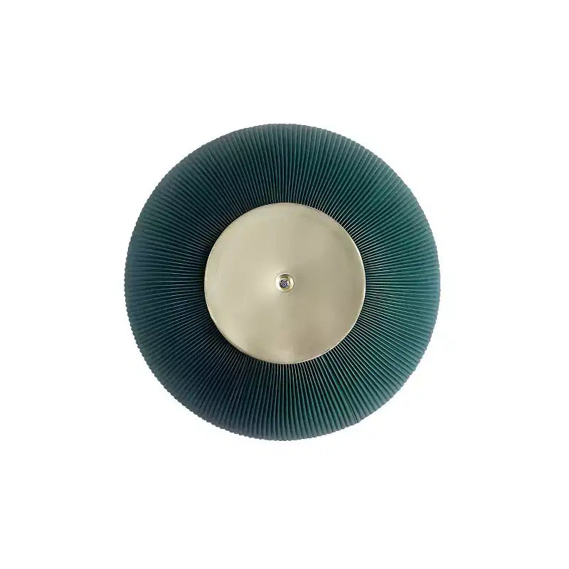 Tavolino rotondo in similpelle con piano effetto marmo – Crema / Grigio / Verde / Arancione