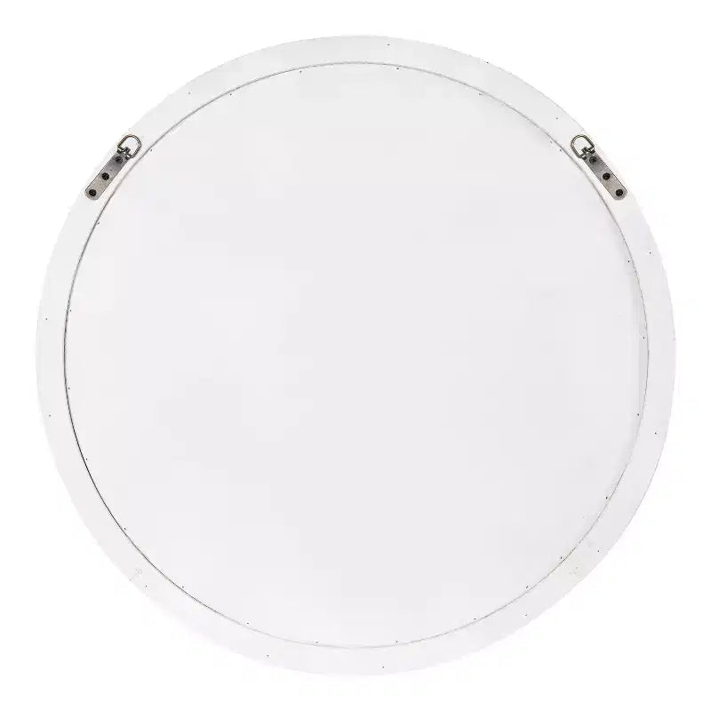 Specchio da parete rotondo marrone / grigio / bianco – Singolo
