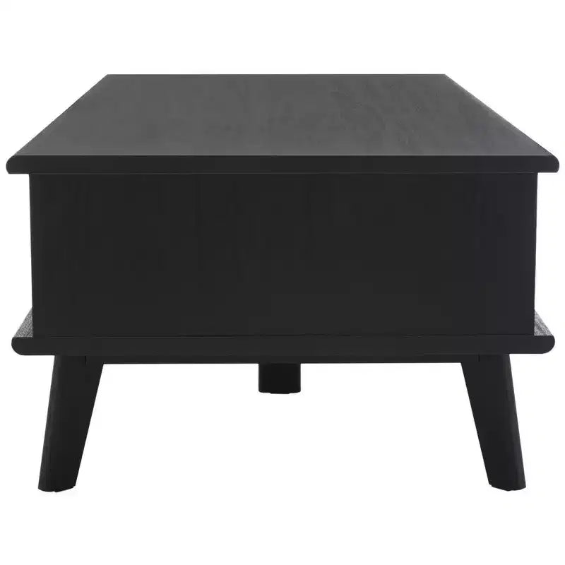 Tavolino contenitore a 2 ante – Nero / Bianco sbiancato / Nero invecchiato / Rovere / Noce – Posti a sedere 1