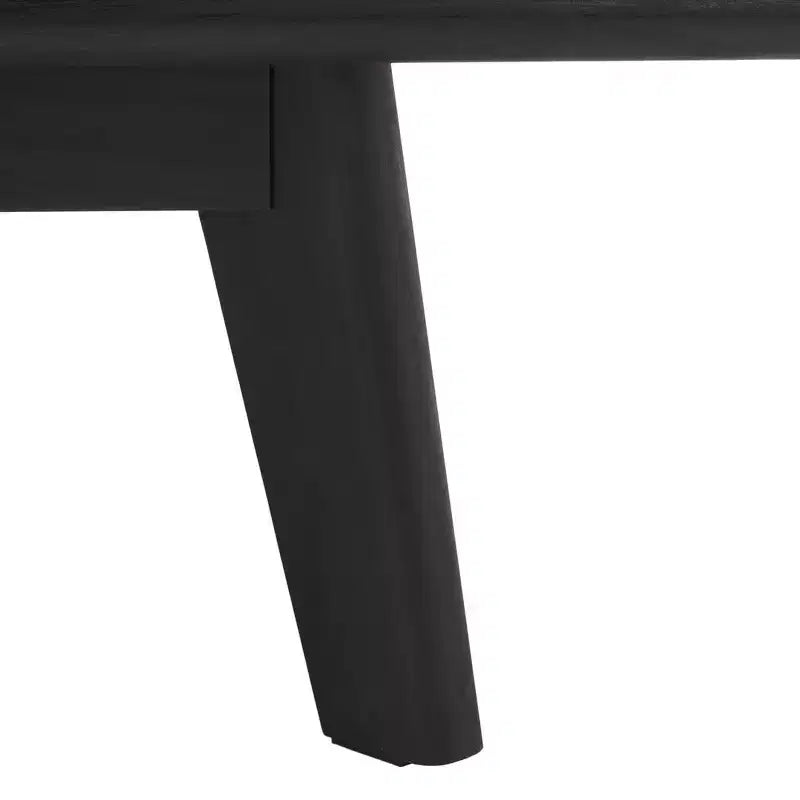 Tavolino contenitore a 2 ante – Nero / Bianco sbiancato / Nero invecchiato / Rovere / Noce – Posti a sedere 1