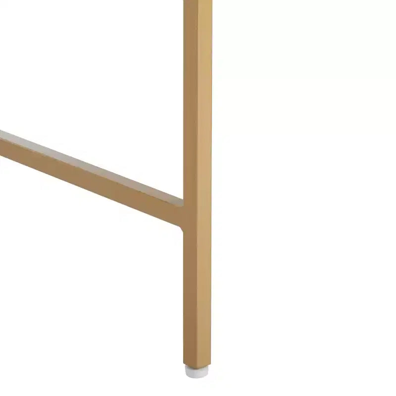 Scrivania, Bianca e Oro, 1 Persona
